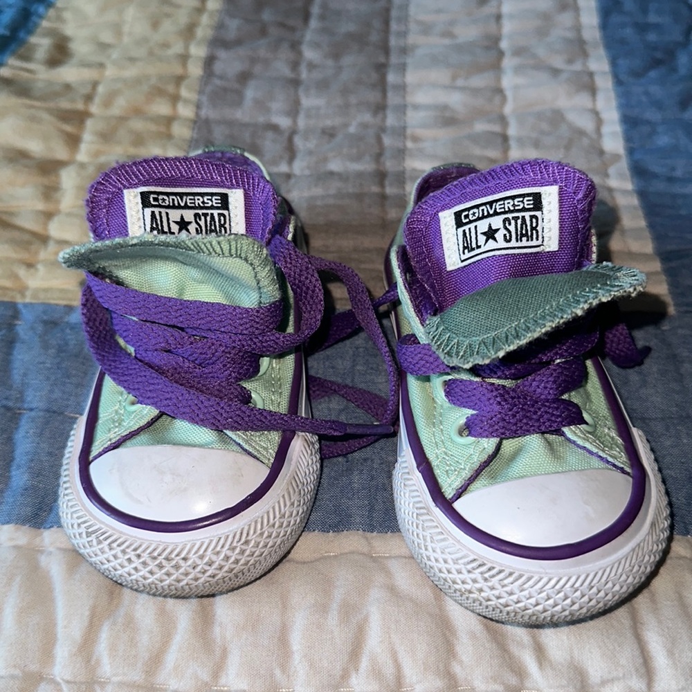 Little baby Chuck Taylor Converse shoes